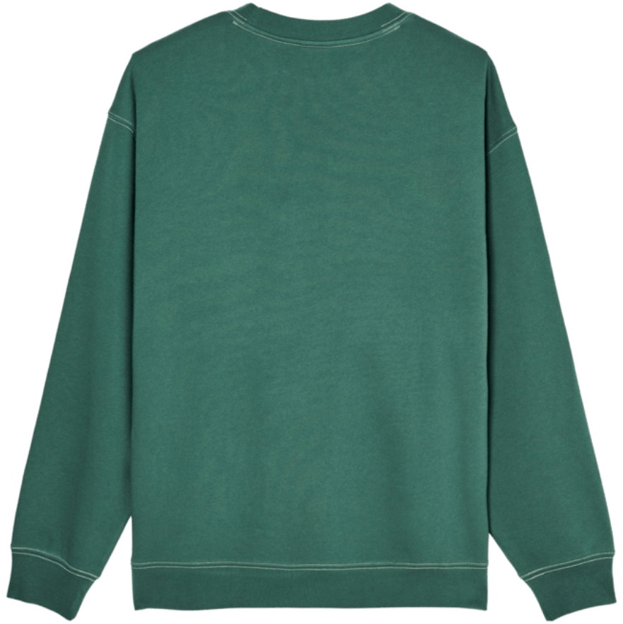 2026 Quiksilver Mens Disk Crew Sweatshirt EQYFT05232 - Forest